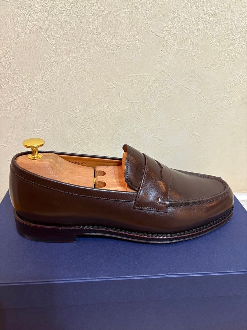 【JALAN SRIWIJAYA】スチール付き　ローファー ブラウン