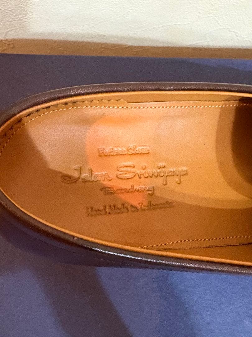 【JALAN SRIWIJAYA】スチール付き　ローファー ブラウン