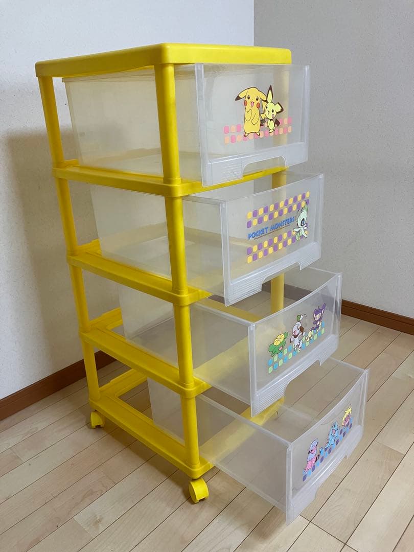 TOMY ポケモン ４段 収納ケース SLW41  SHOPRO13シール付