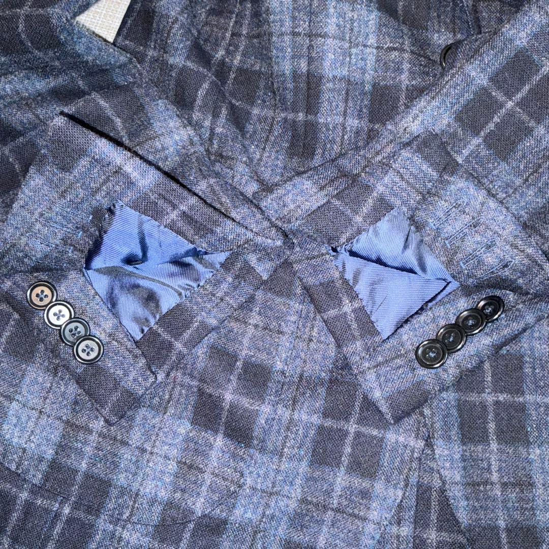 De Petrillo Anacapri ジャケット 紺 カシミヤ42