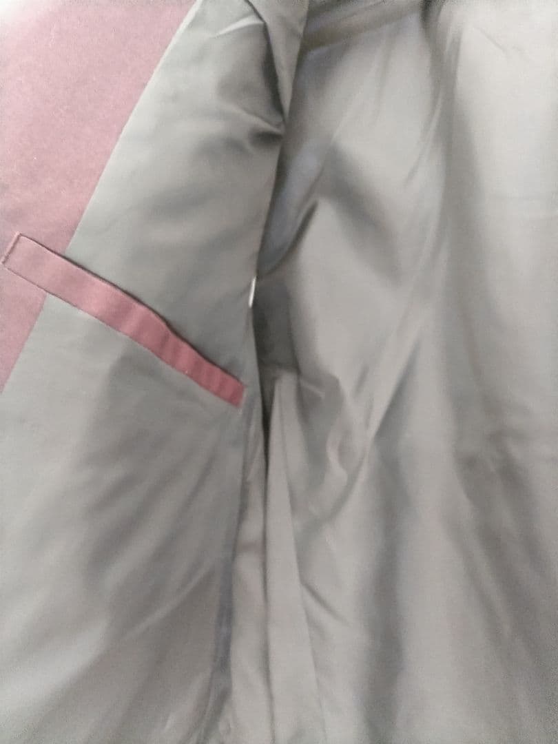  スキニーフィットスーツ バーガンディ