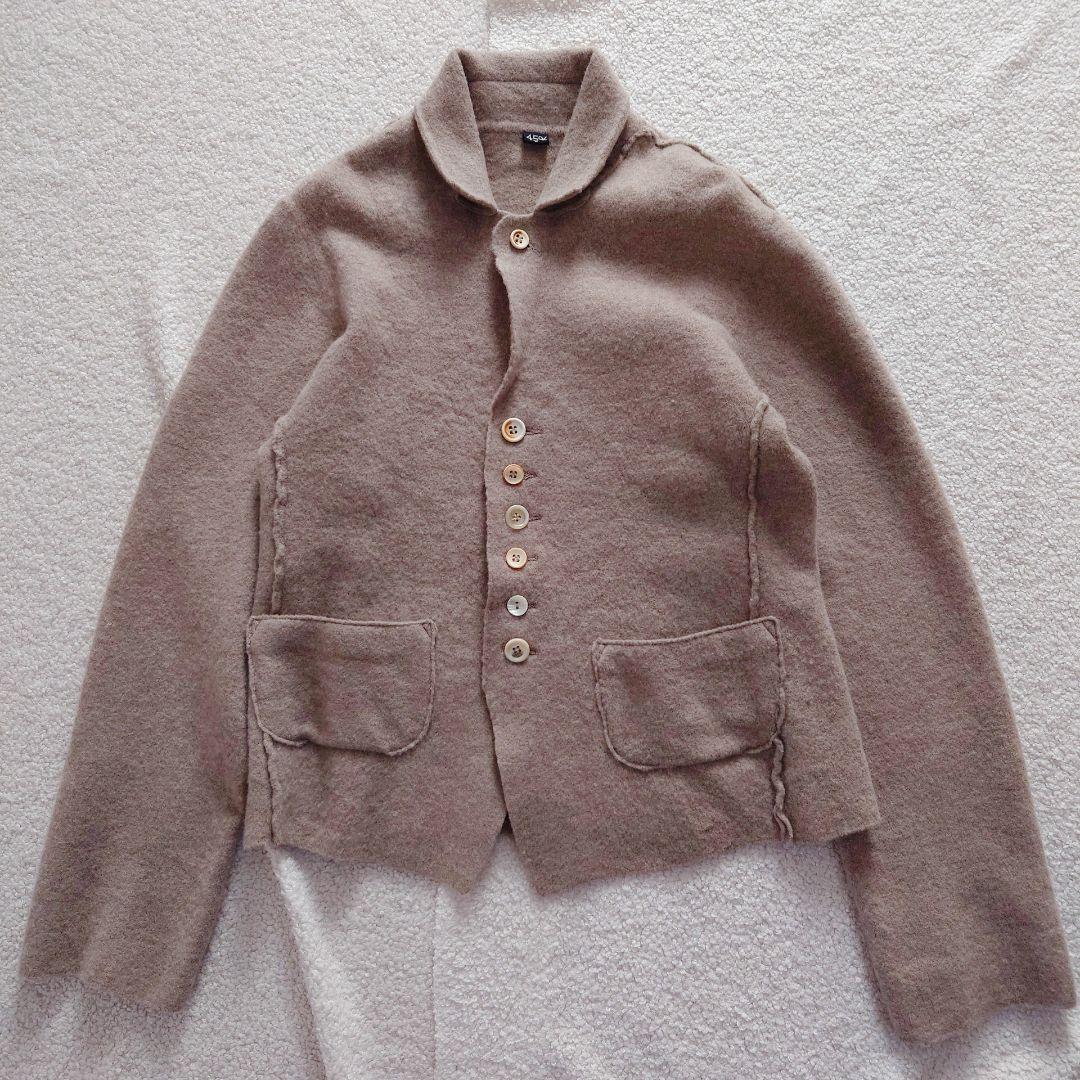 45R フロート縮絨のジャケット ウール 22AW