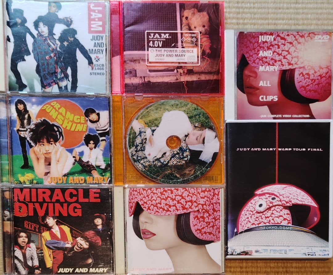 JUDY AND MARYコレクショ(オリジナルアルバムCD全6枚とDVD2)