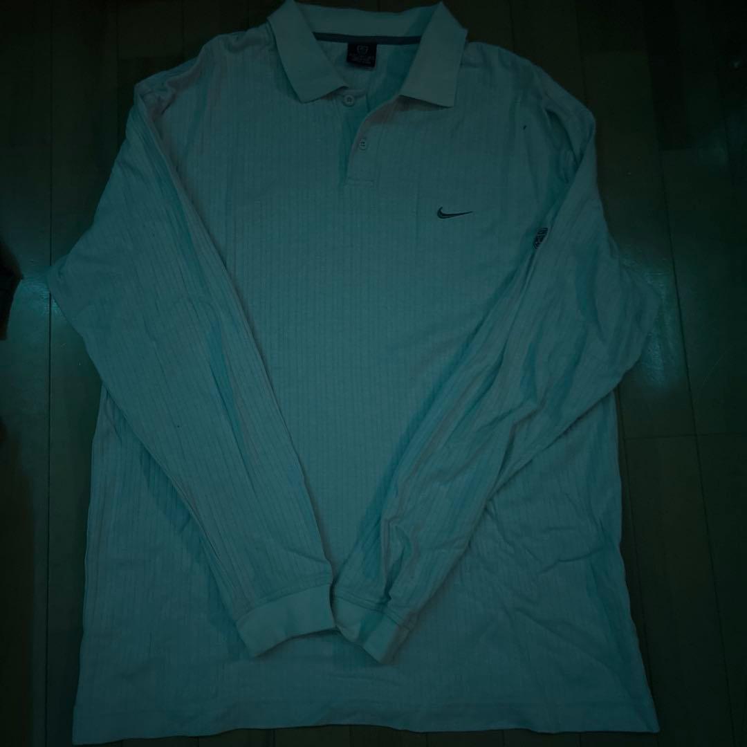 Nike 長袖ポロシャツ XL ホワイト
