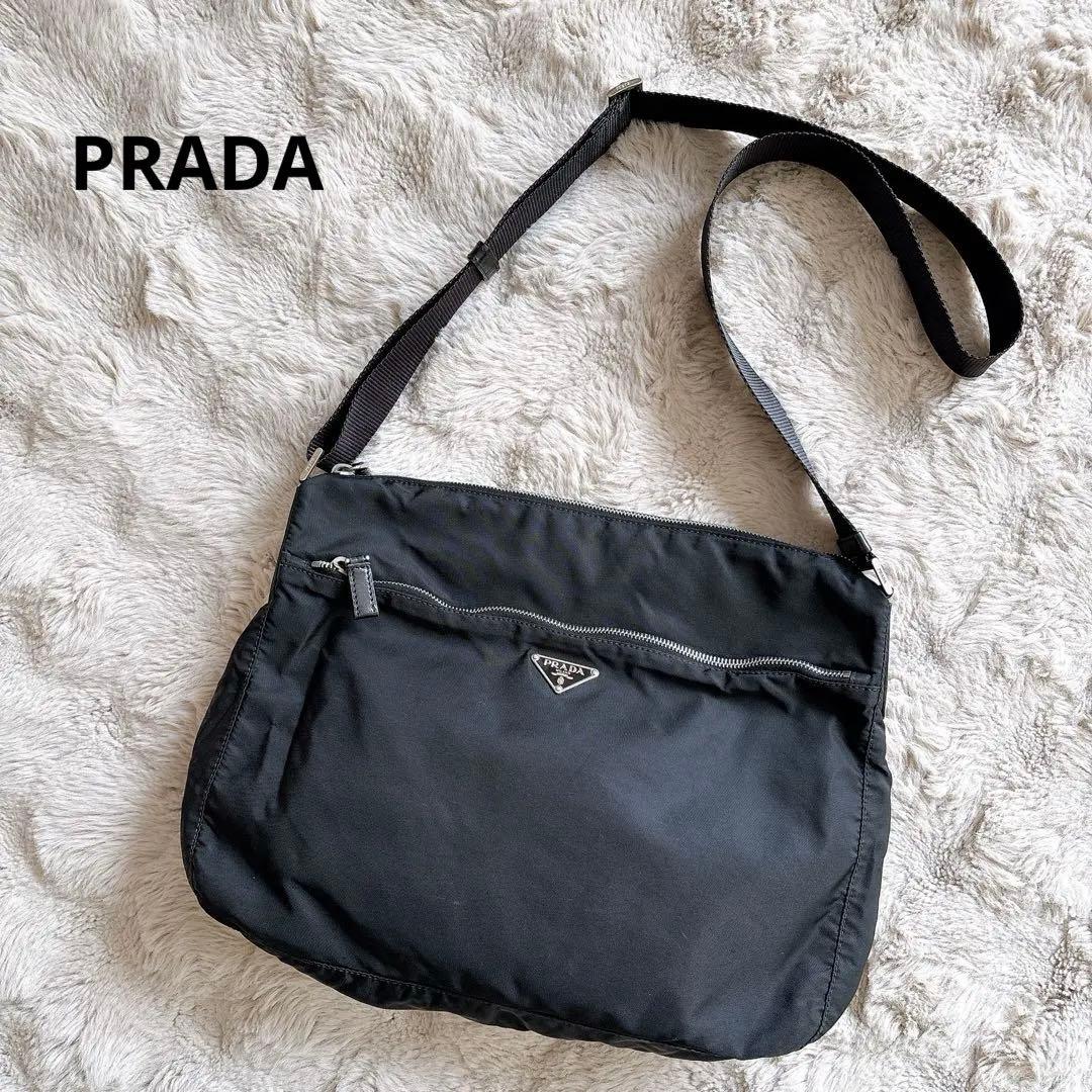PRADA プラダ ショルダーバッグ ナイロン 黒