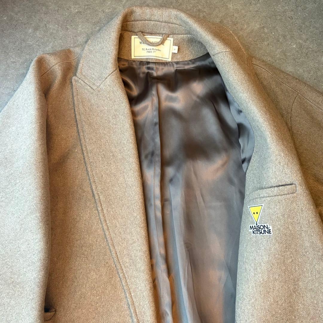 【定価10万円・極美品】メゾンキツネ ロング タイロッケンコート