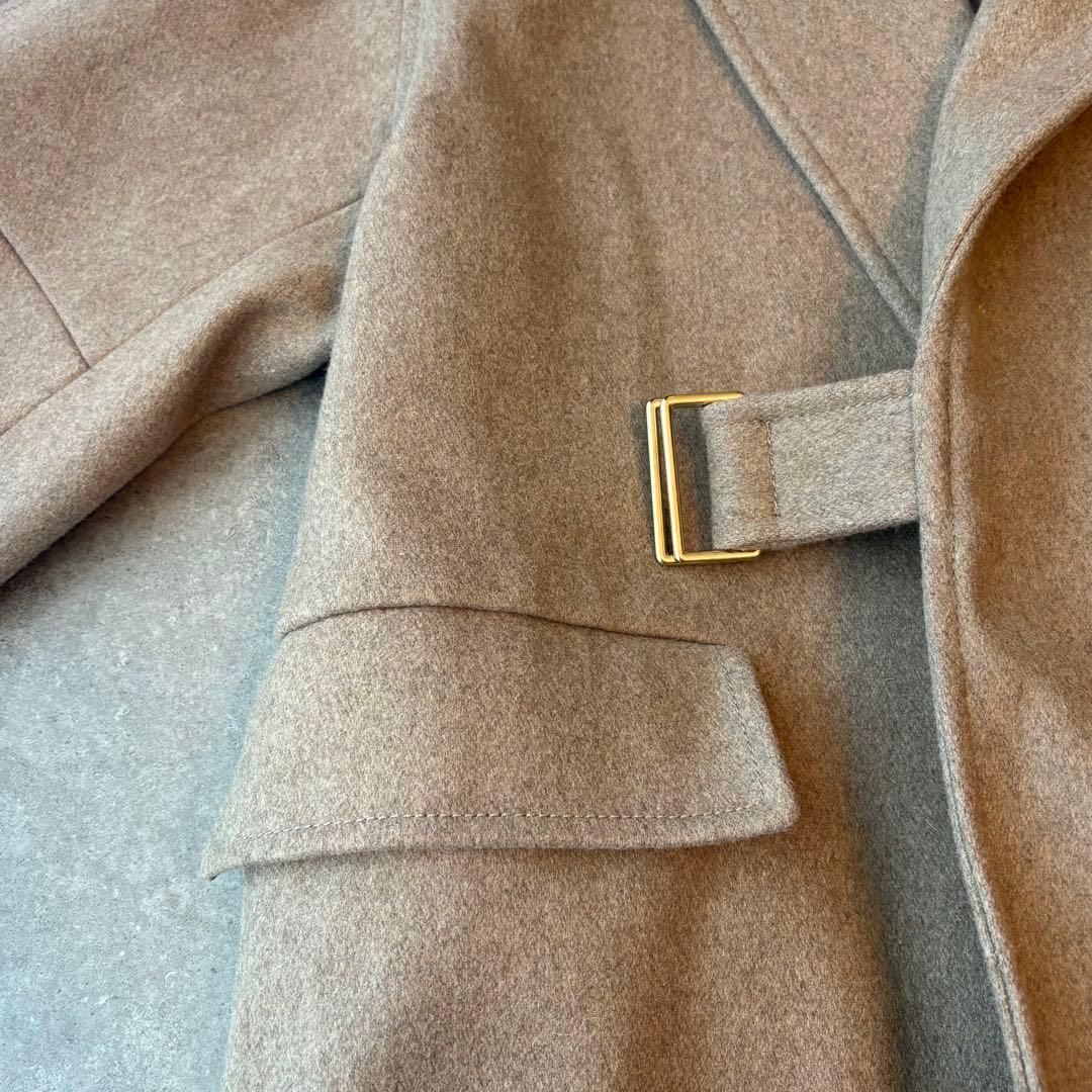 【定価10万円・極美品】メゾンキツネ ロング タイロッケンコート