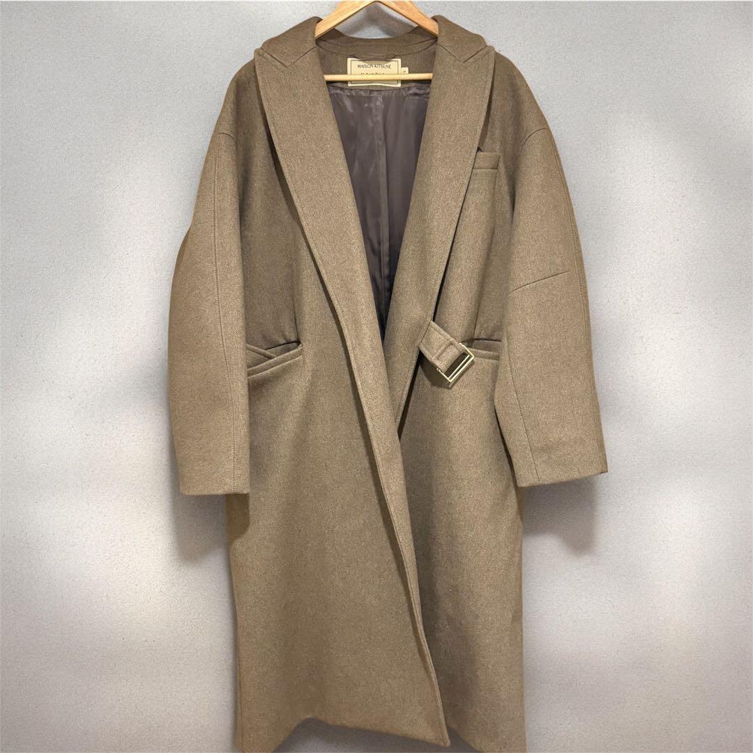 【定価10万円・極美品】メゾンキツネ ロング タイロッケンコート