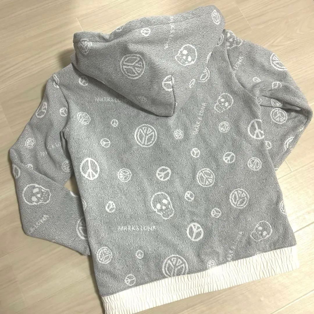 マークアンドロナパーカー ♡ スカル ピース柄 ハイドロゲンお好きな方