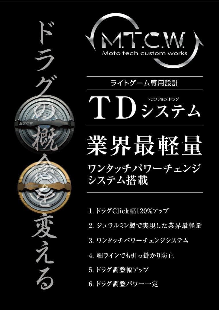 ★特価品10％OFF【MTCW】TD system ドラグノブ /*