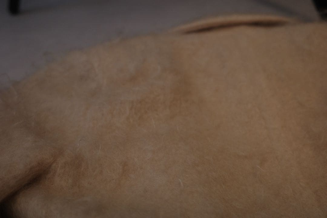 HYKE モヘヤブレンド ダブルブレスト チェスターコート