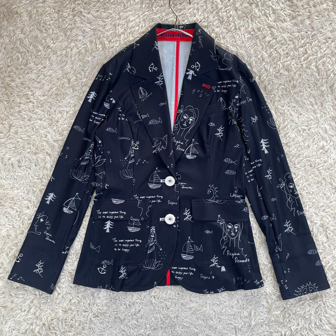 Regina Romantico 総柄 テーラードジャケット 36 Sサイズ