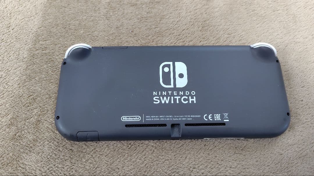 Nintendo Switch Lite グレー 本体　画面割れ　訳あり