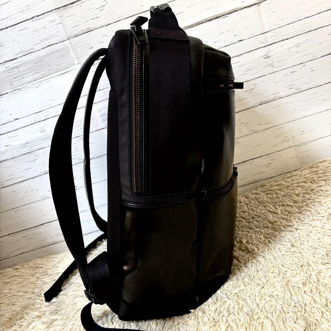 激レア✨ポーター　スタンス　リュック　バックパック　レザー　ブラック　A4PC可