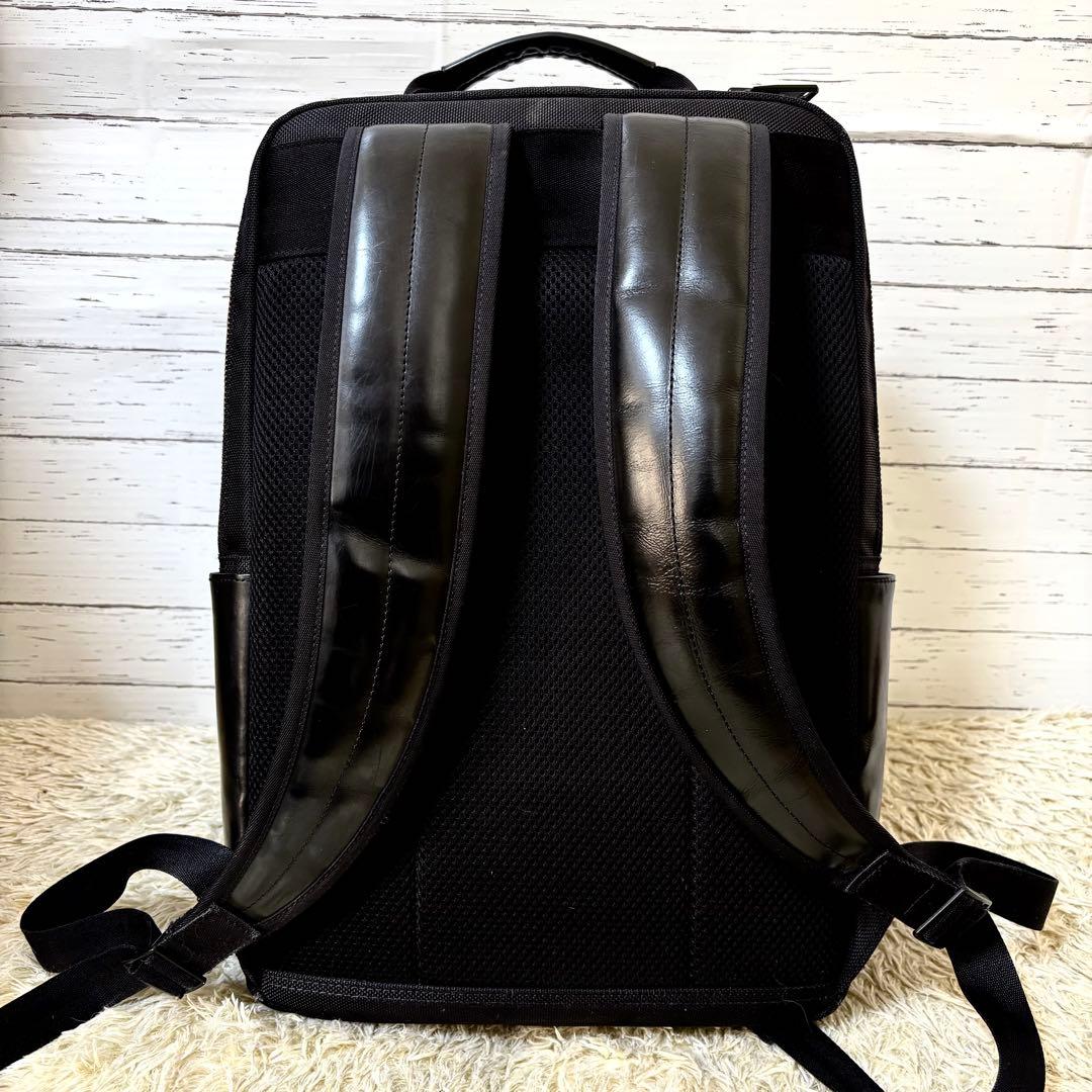 激レア✨ポーター　スタンス　リュック　バックパック　レザー　ブラック　A4PC可