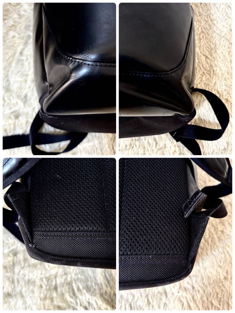 激レア✨ポーター　スタンス　リュック　バックパック　レザー　ブラック　A4PC可