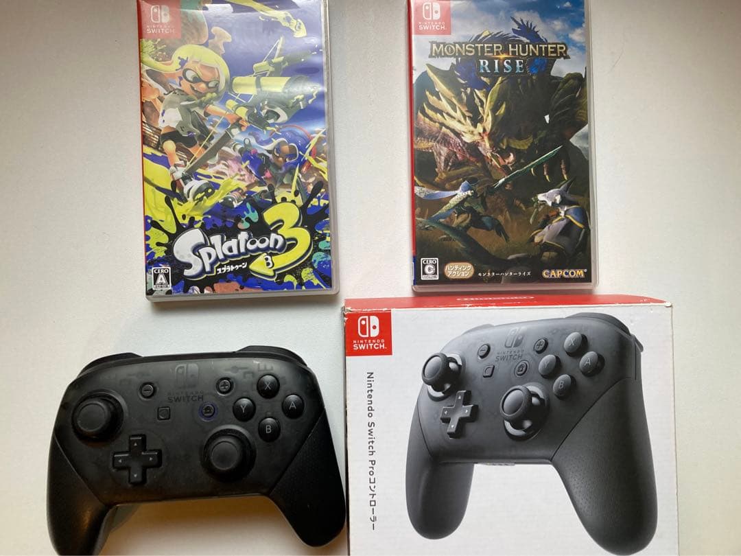 【美品セット】任天堂Switch 本体　コントローラー　ソフト付き