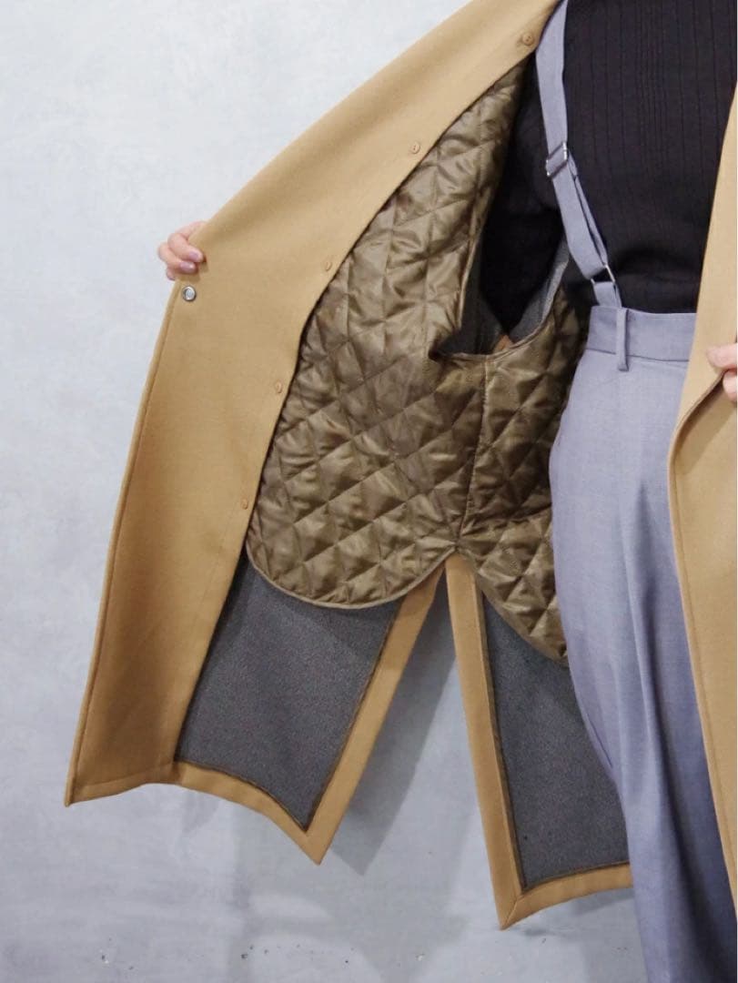 美品✨PASSIONE パシオーネ ライナー付き ロングコート ベージュ