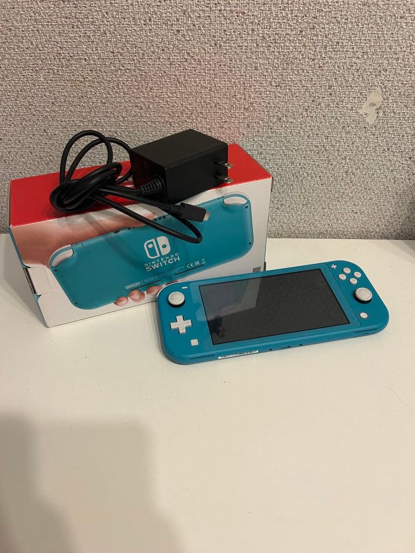 Switch Lite ターコイズブルー 充電器付き フィルム付き