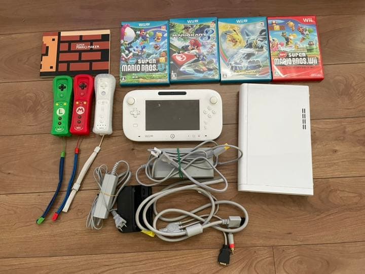 Wii U（スーパーマリオメーカーセット）、その他ソフトセット