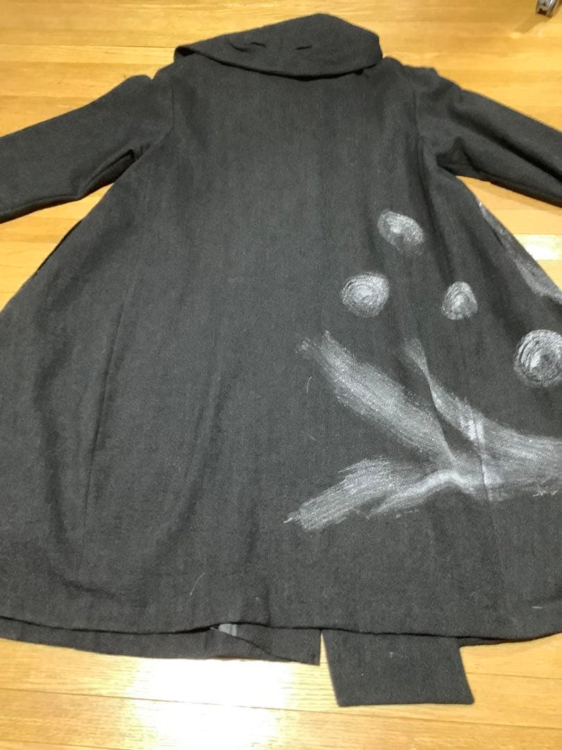 美品　慈雨ロングコート