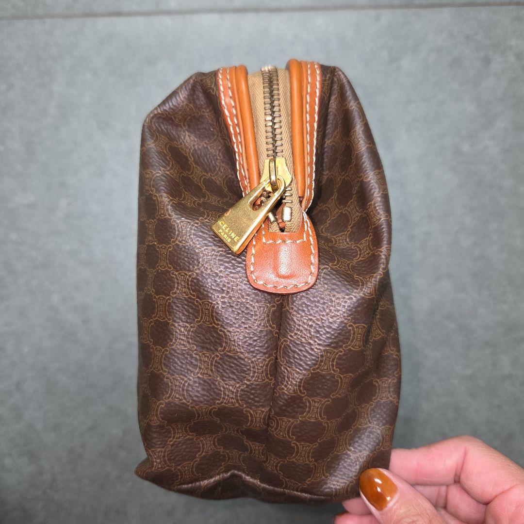 CELINE セリーヌ クラッチバッグ ポーチ大 マカダム柄