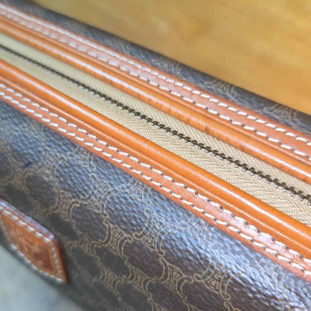 CELINE セリーヌ クラッチバッグ ポーチ大 マカダム柄