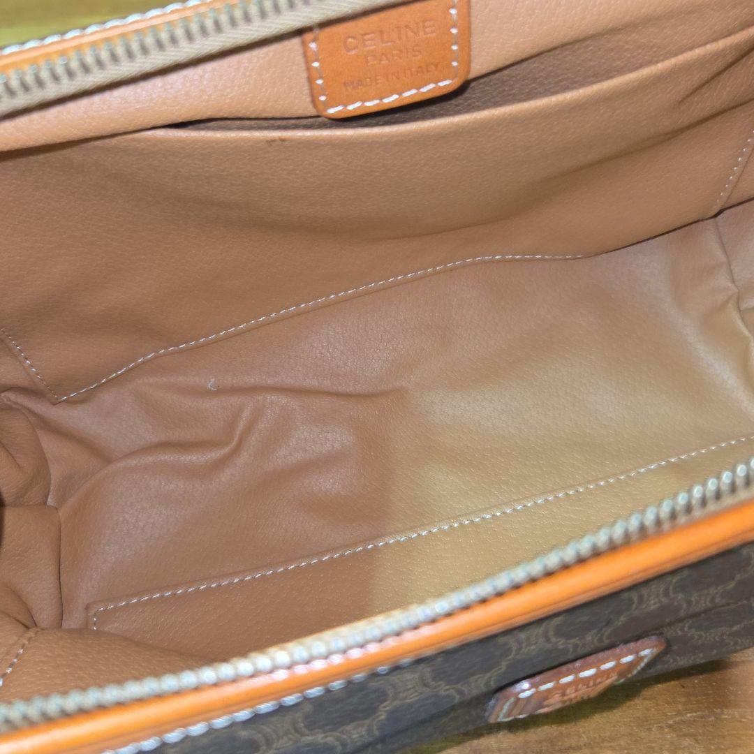 CELINE セリーヌ クラッチバッグ ポーチ大 マカダム柄