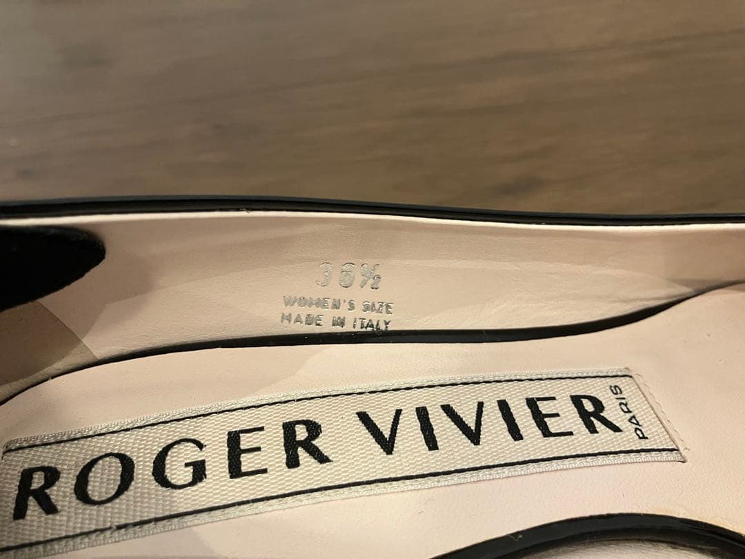 t*o様 Roger Vivier ロジェビビエ ゴメッティーヌ 36.5 ブラ