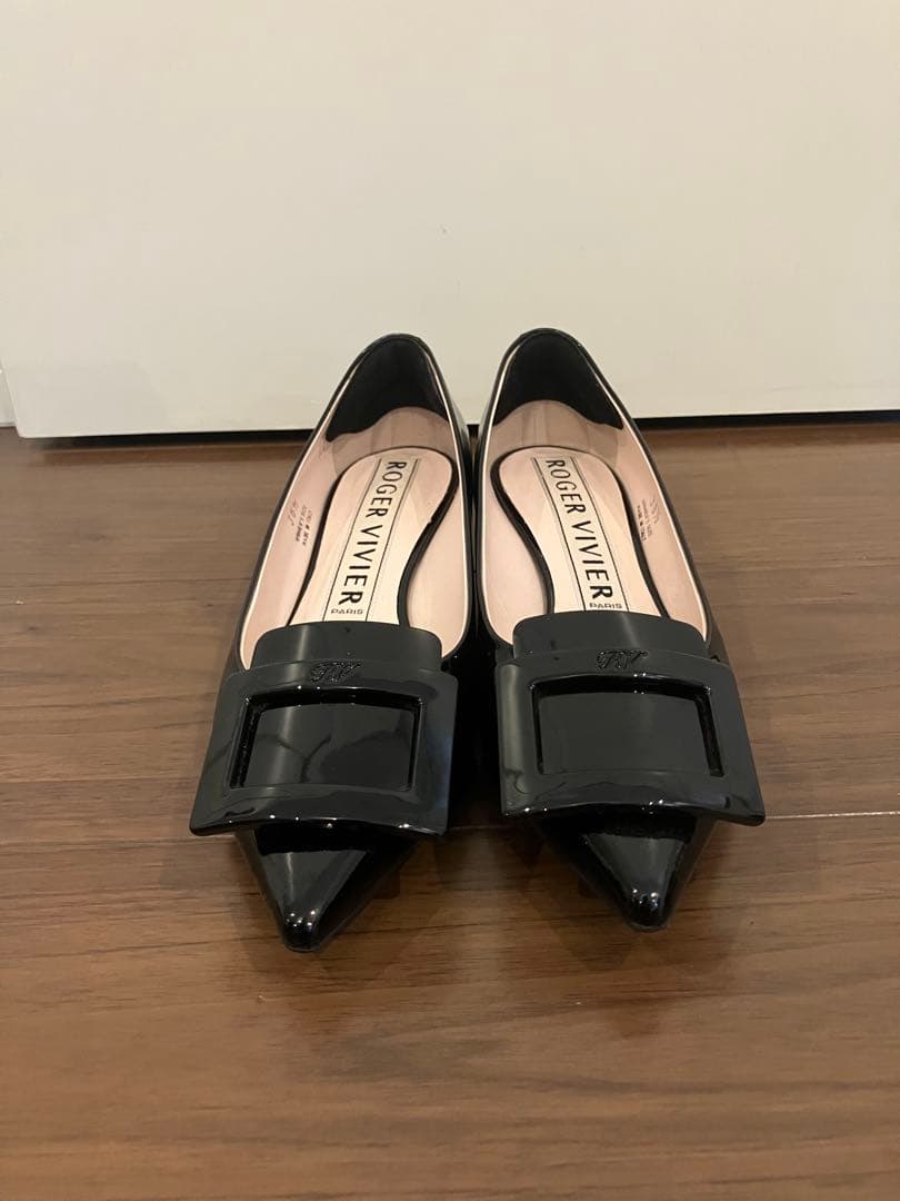 t*o様 Roger Vivier ロジェビビエ ゴメッティーヌ 36.5 ブラ