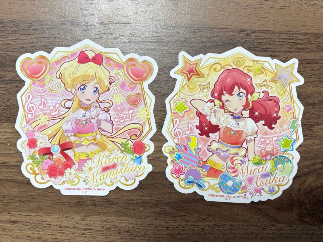 オールアイカツ！ダイカットステッカー 6枚セット