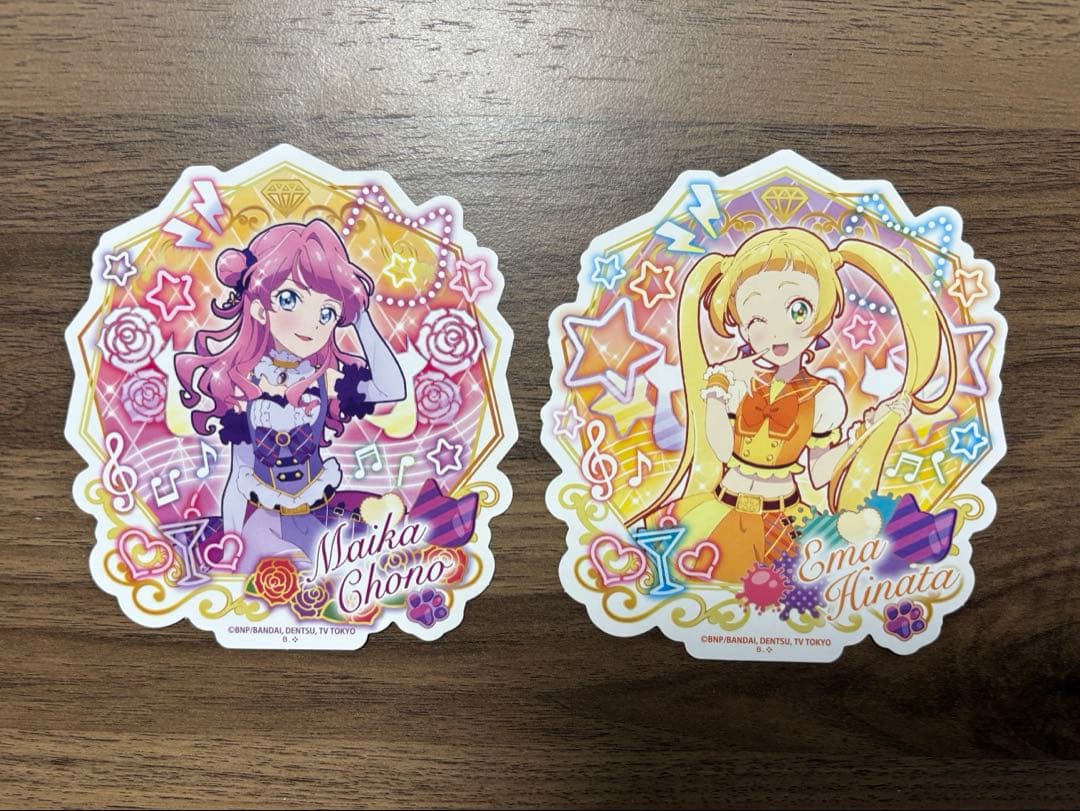 オールアイカツ！ダイカットステッカー 6枚セット