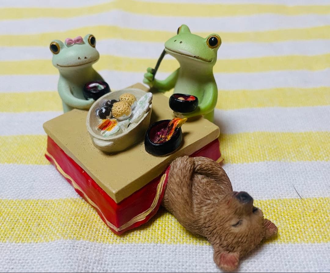 激レア　希少　みんなでこたつ鍋 カエル　コポー　コポタロウ　DAIKAI 4点