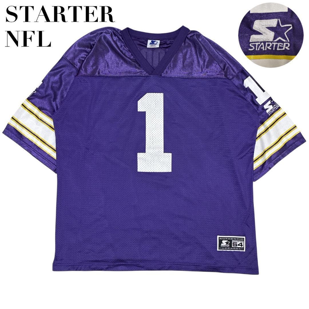 USA製★STARTER NFLタイタンズ ユニフォーム アメフトゲームシャツ