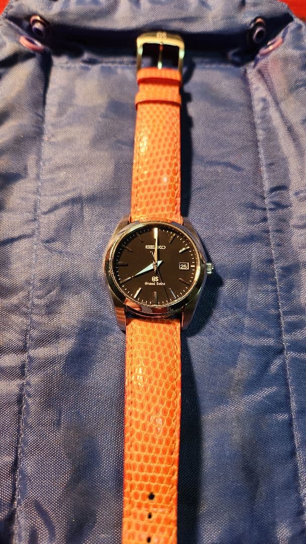 週末限定お値引　グランドSEIKO　純正尾錠付き　高級革バンド　時計は付きません