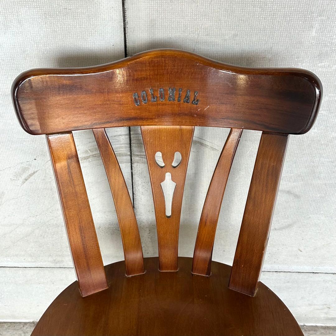 karimoku カリモク COLONIAL 回転式チェア 木製クラシック 椅子