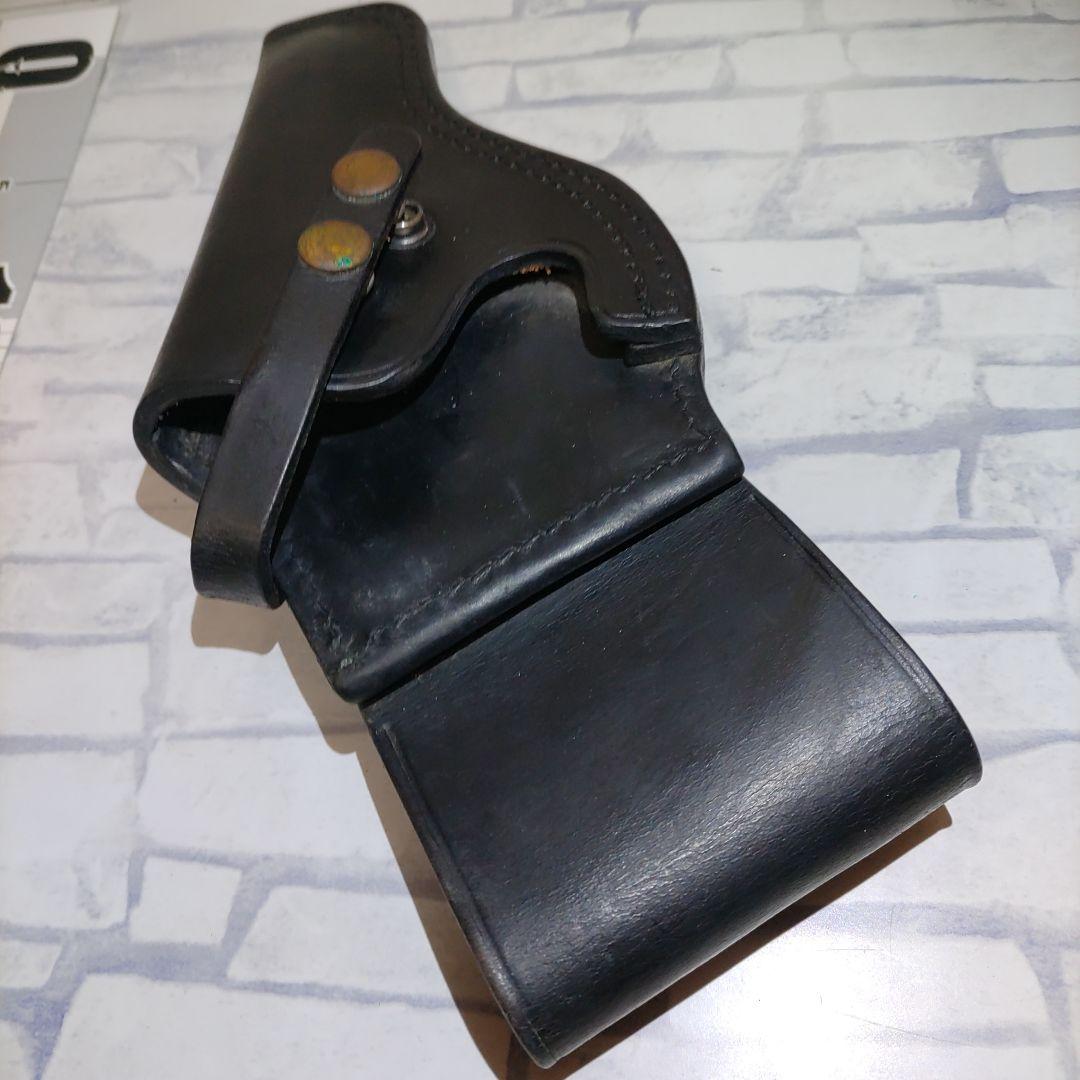 まっちゃん レザー 黒色 ホルスター