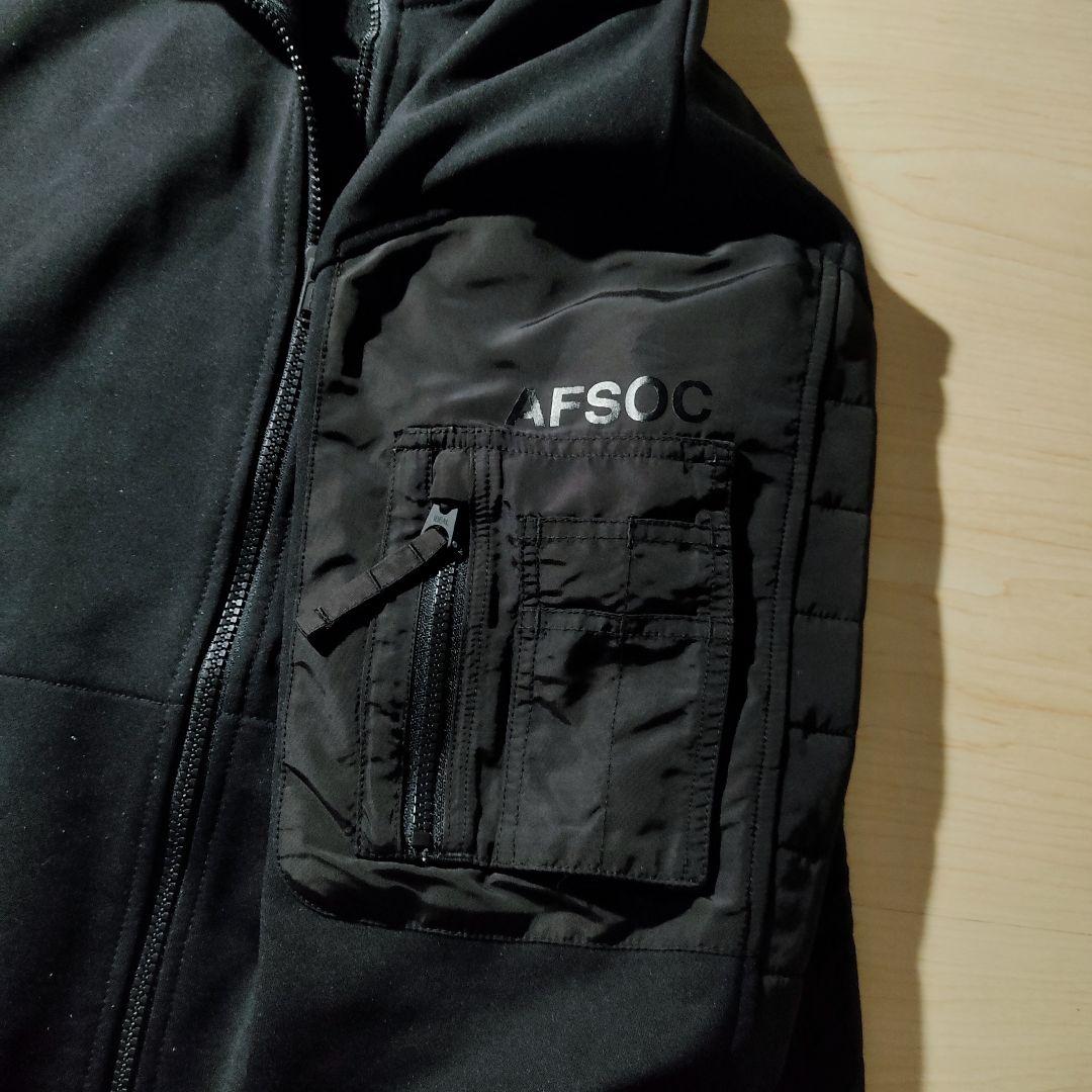 【希少レア】AVIREX RECON 裏起毛 トラック ジャケット 黒