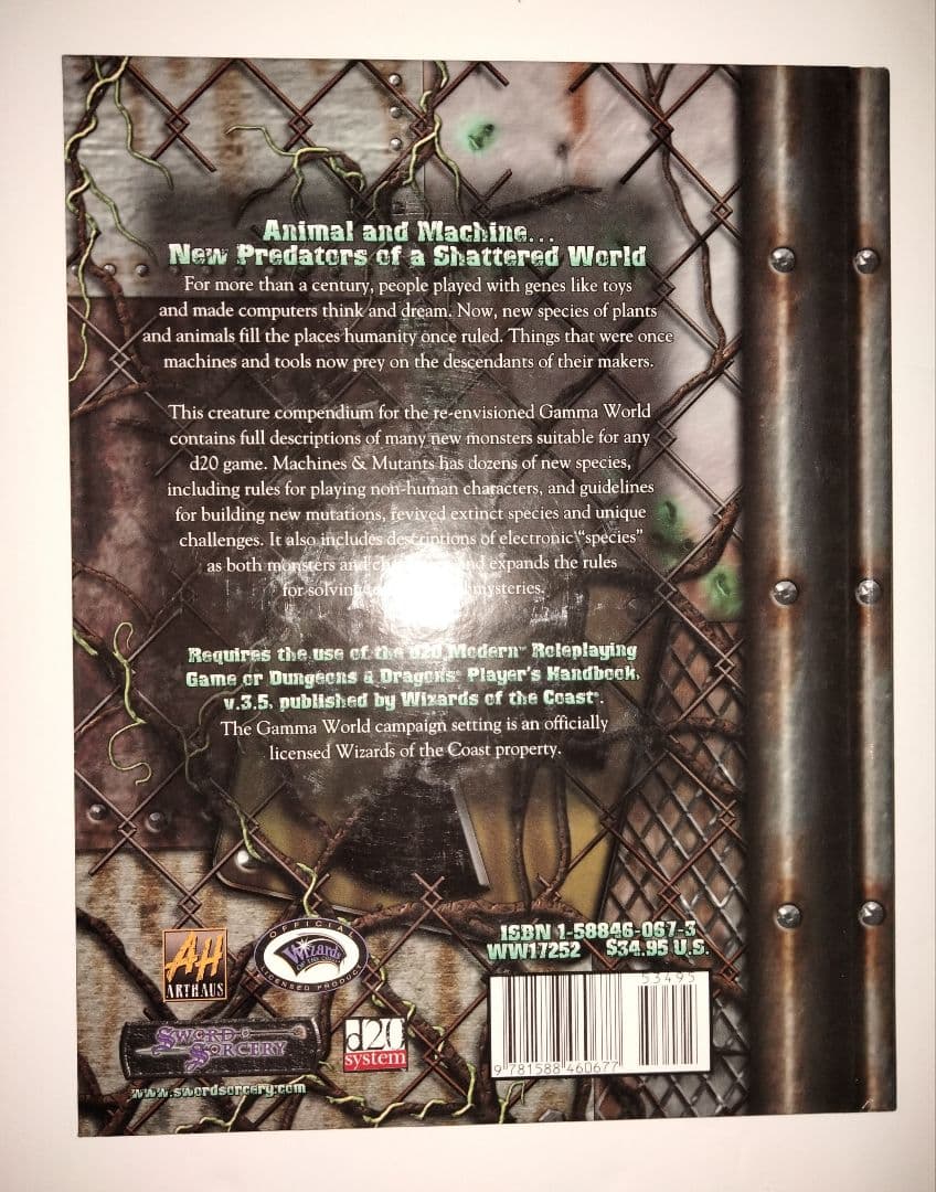 洋書 GAMMA WORLD MACHINES AND MUTANTS