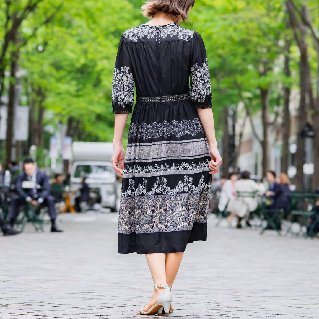 未使用　CHRISCELIN クリスセリーン 花柄プリントワンピース