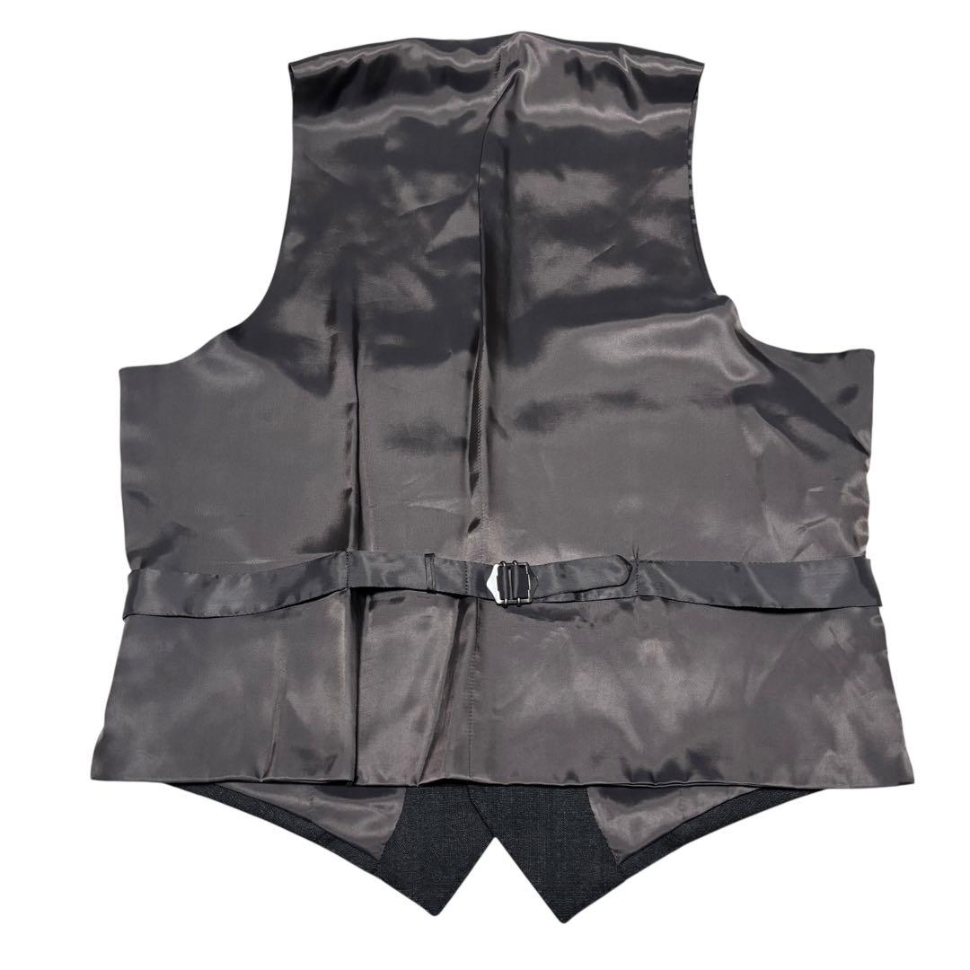 美品 スーツカンパニー 3ピース スーツ ダークブラウン チェック M