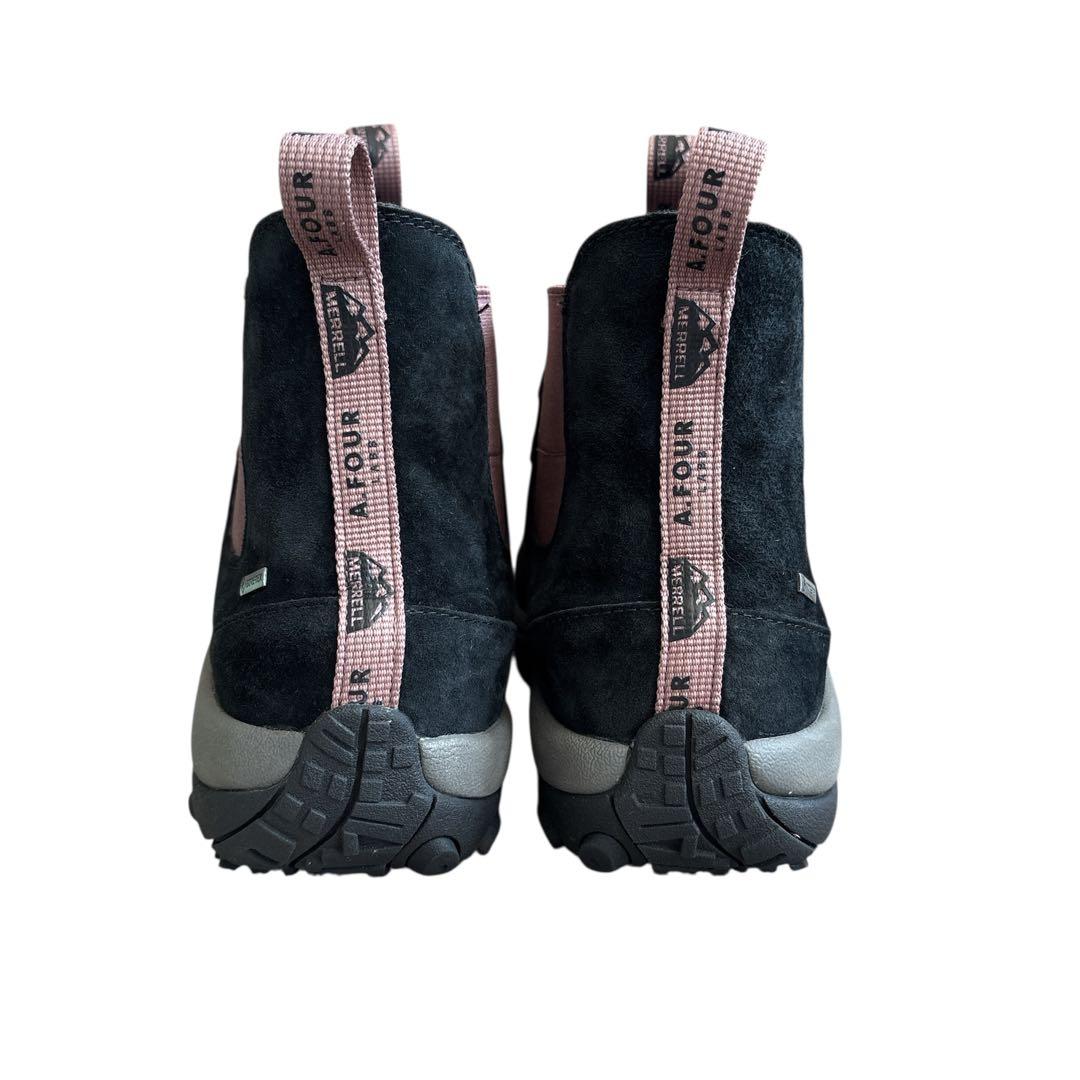 メレル × エーフォー サイドゴアブーツ （28㌢） ゴアテックス 黒 良品✨