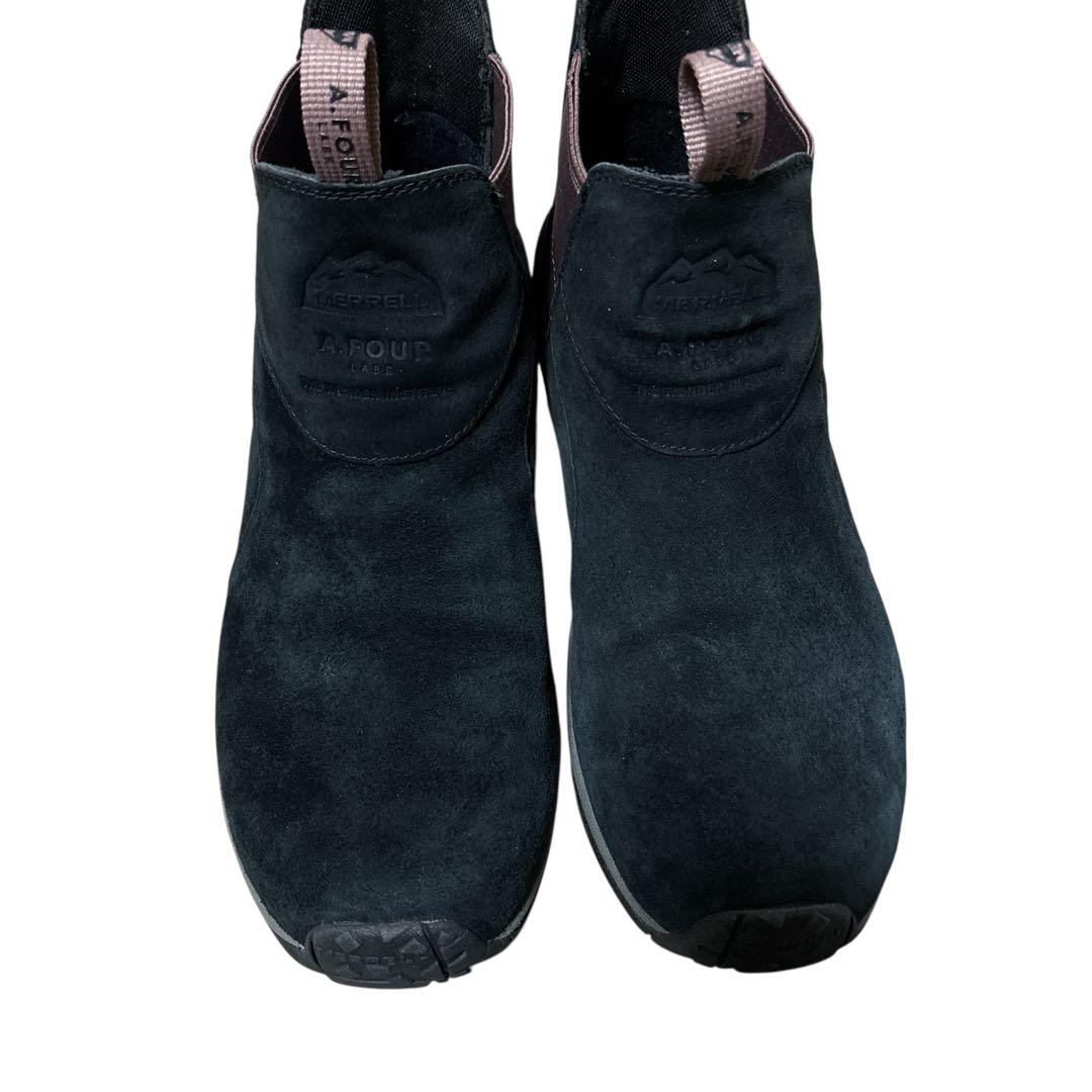 メレル × エーフォー サイドゴアブーツ （28㌢） ゴアテックス 黒 良品✨