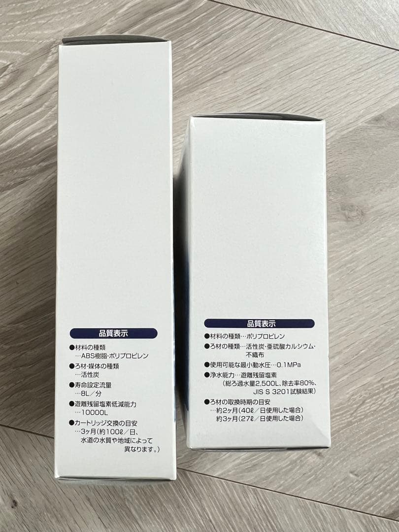 素粒水 カートリッジ キッチン用＆浴室シャワー