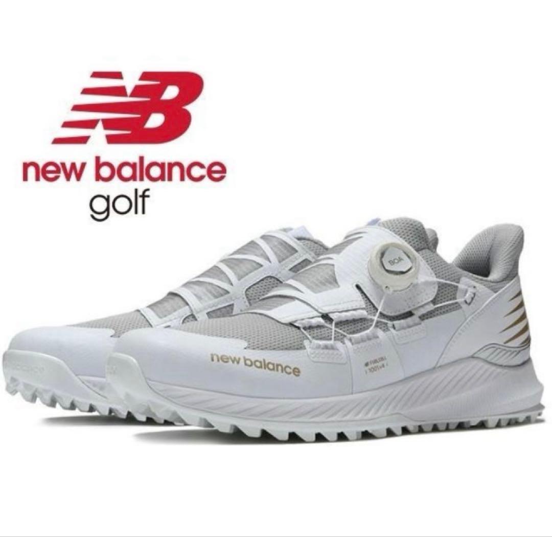 ニューバランス　スパイクレス　ゴルフシューズ