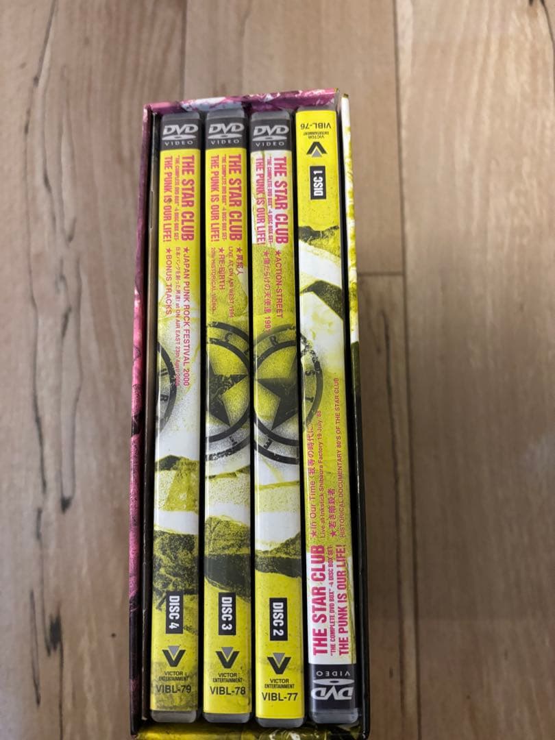 THE STAR CLUB/THE COMPLETE DVD-BOX 4DIS…