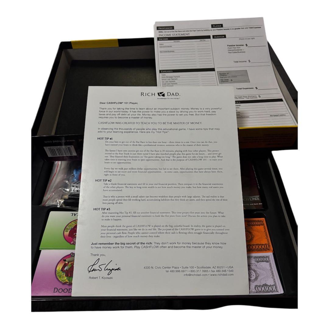 【美品 】キャッシュフロー101英語版 日本語説明書付き