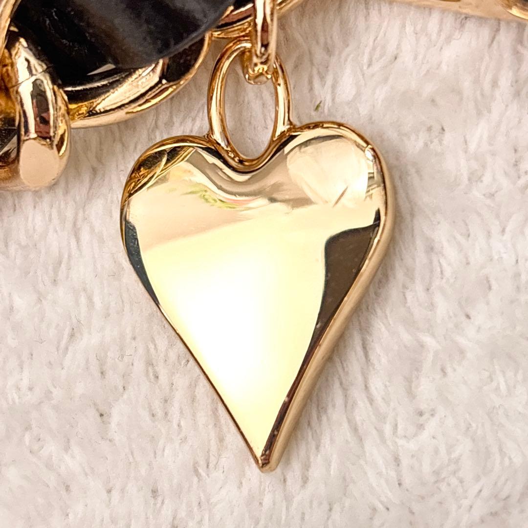 チャールズアンドキース ドゥオ ブレードチェーン ハンドル ホーボーバッグ 黒