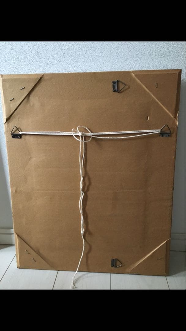 壁掛け　ミラー　長方形　　アンティーク調