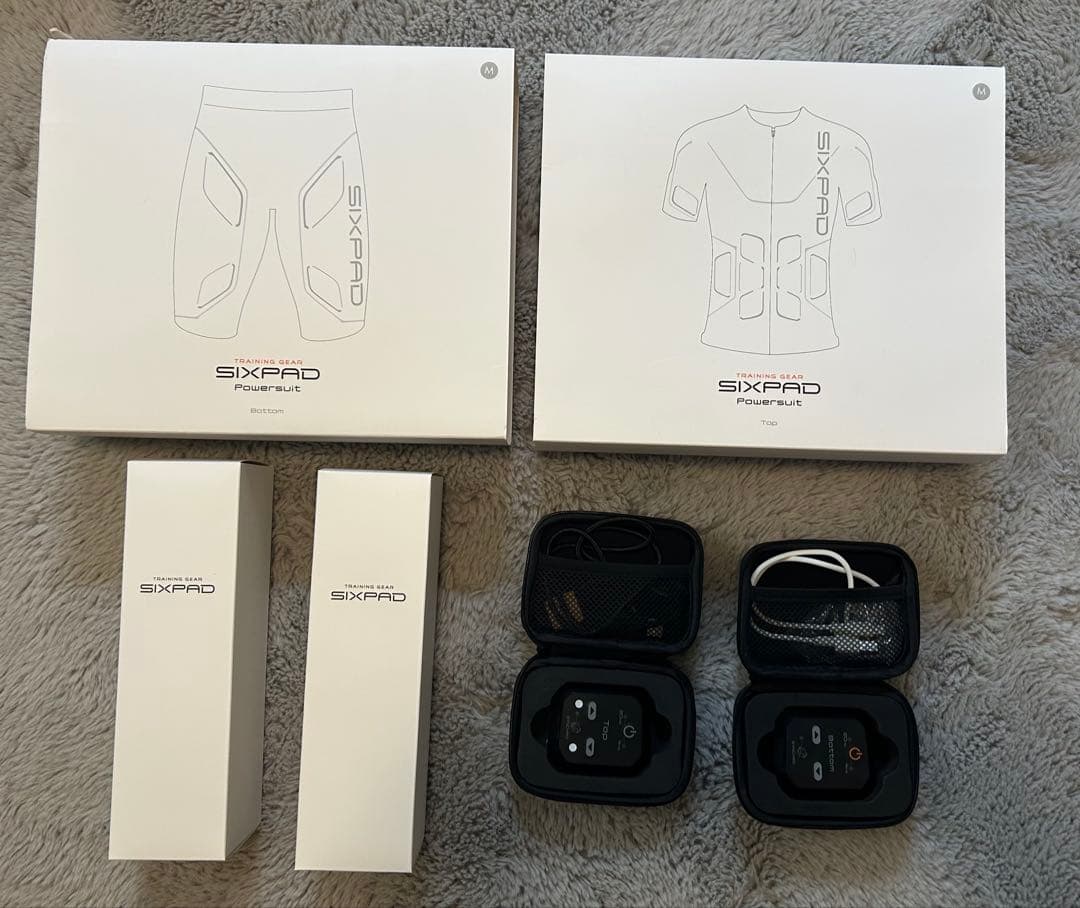 【正規品】SIXPAD パワースーツ メンズ　M 上下セット
